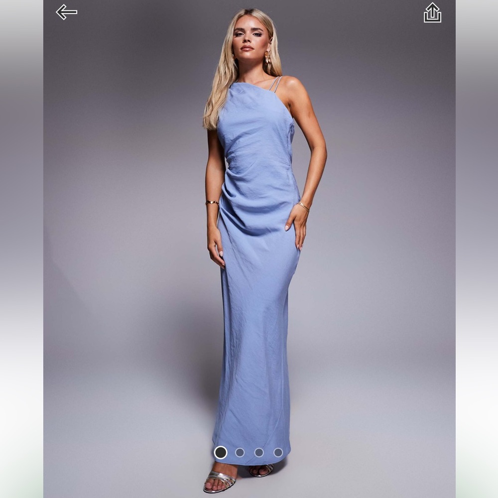ASOS design blue long dress